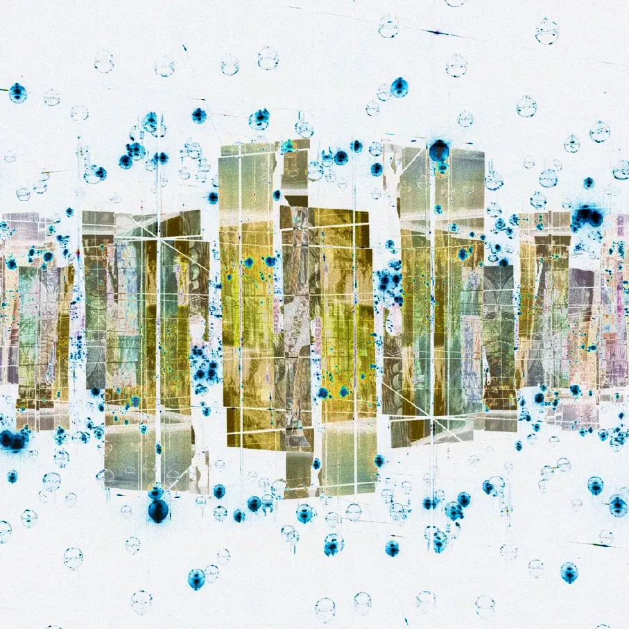 Suspended Geometry, by Maggie Jary
